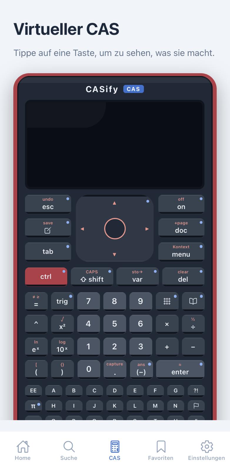 CASify Screenshot — Virtual CAS